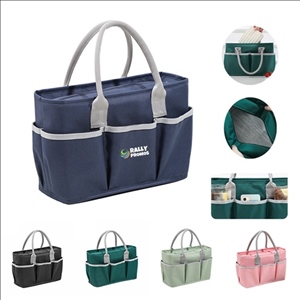 Multi Pocket Polyester Insulated Lunch Tote